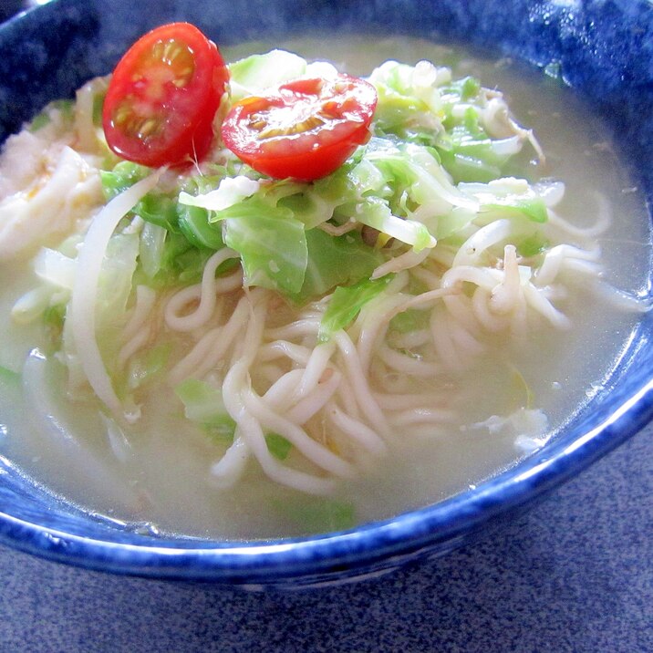 野菜たっぷり塩ラーメン☆